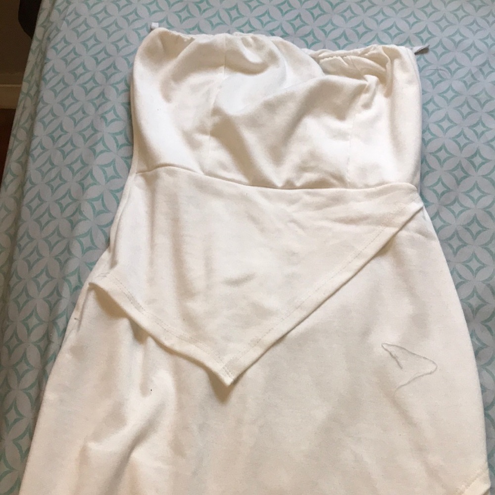 White maxi dress